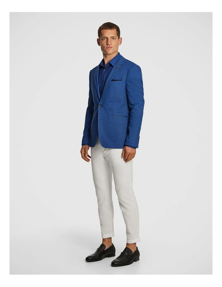 Taranto Knitted Blazer in Blue image 5