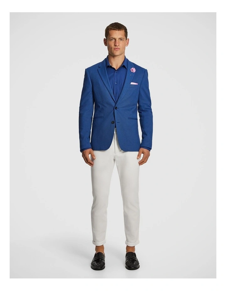 Taranto Knitted Blazer in Blue image 6
