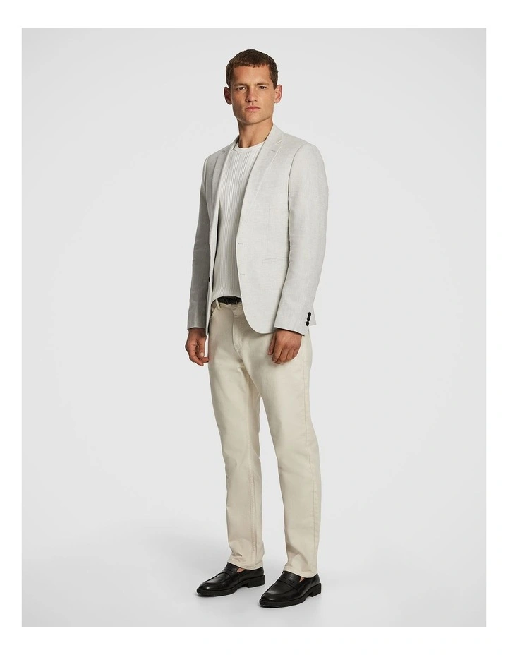 Palermo Linen Jacket in Grey image 5