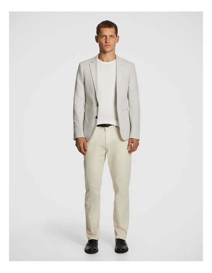 Palermo Linen Jacket in Grey image 6