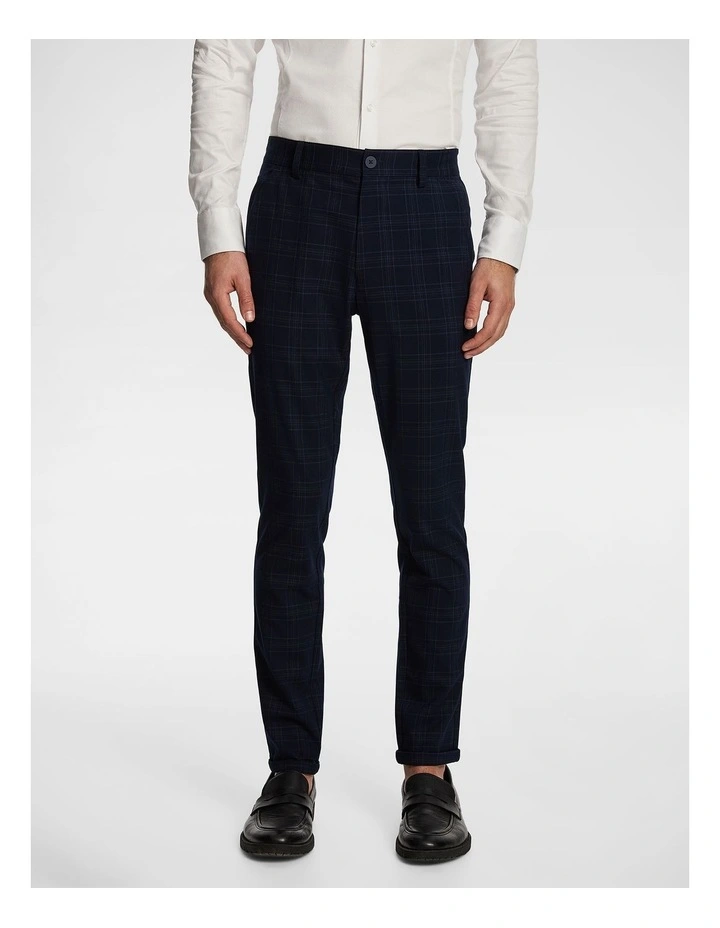 Alpa Skinny Chino in Navy image 1