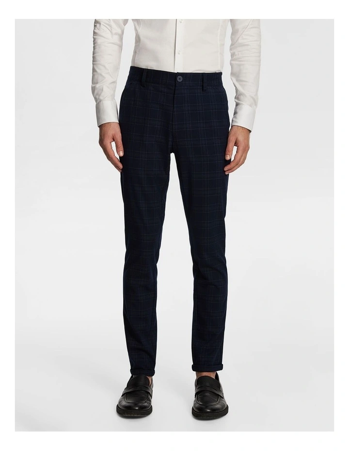 Alpa Skinny Chino in Navy image 1