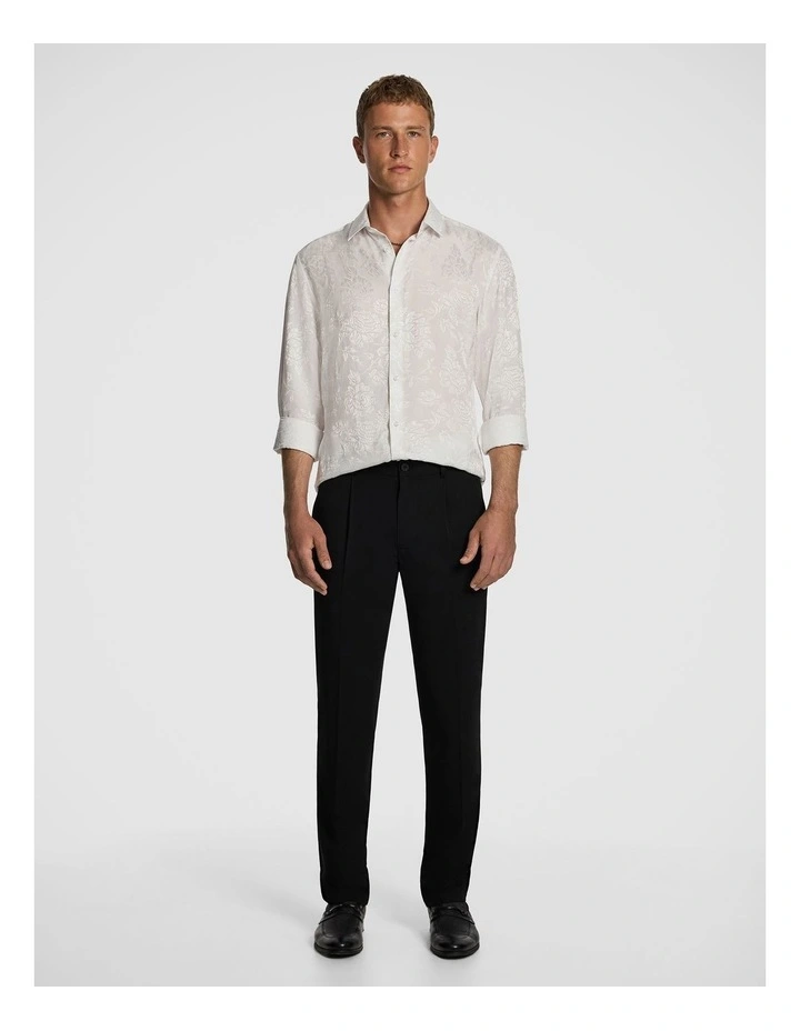 Reid Tapered Chino in Black image 7