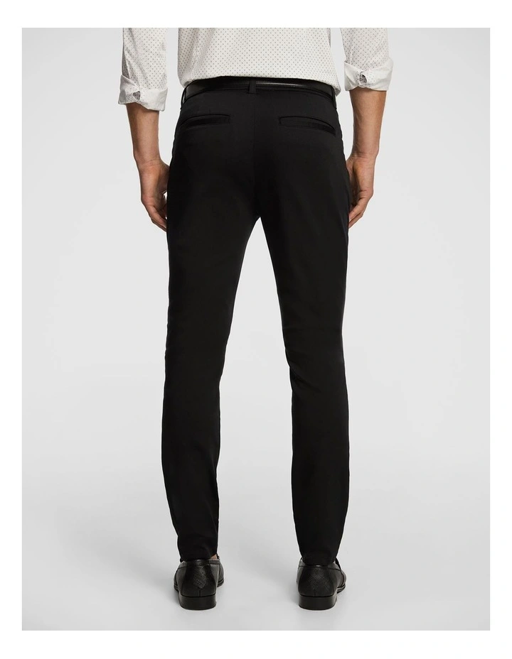 Andrea Skinny Chino in Black image 2