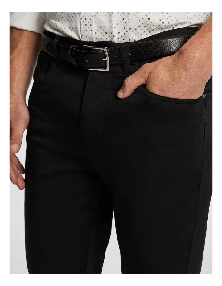 Andrea Skinny Chino in Black image 3