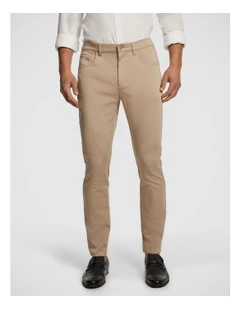 Andrea Skinny Chino in Tan