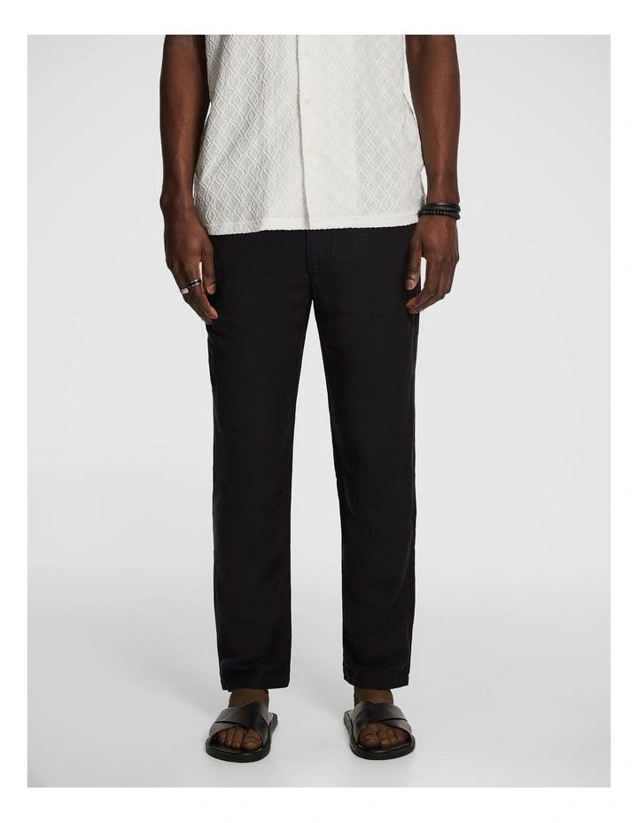 Ferrara Relaxed Chino in Black image 1