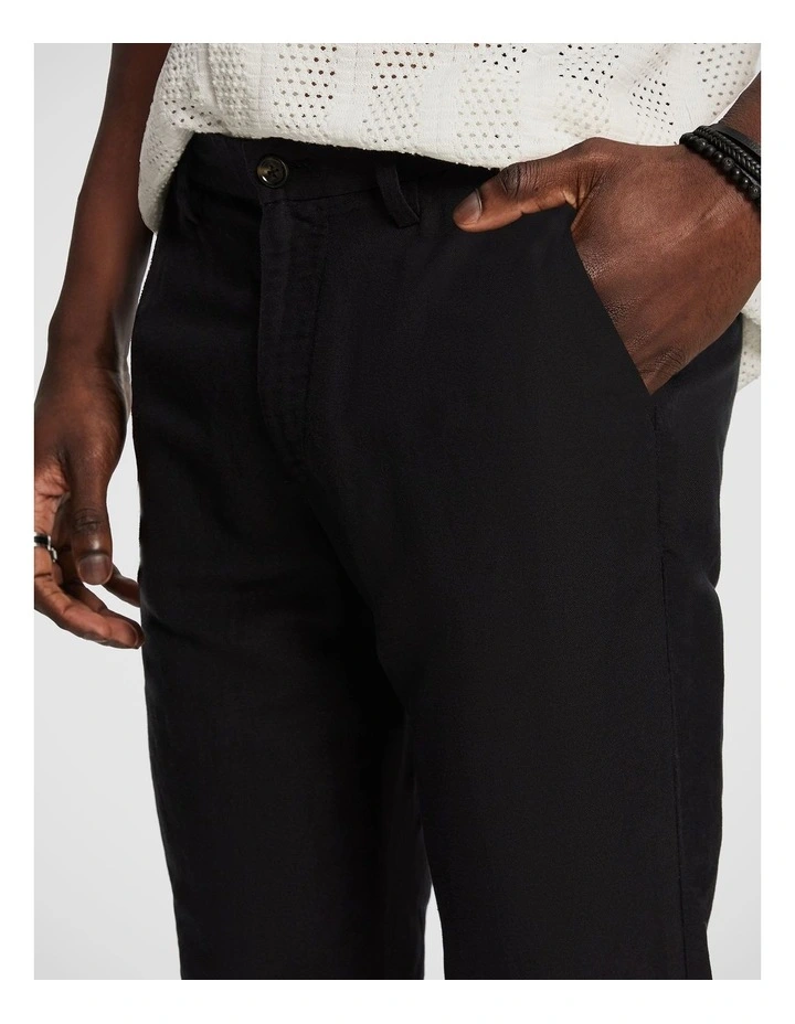 Ferrara Relaxed Chino in Black image 3