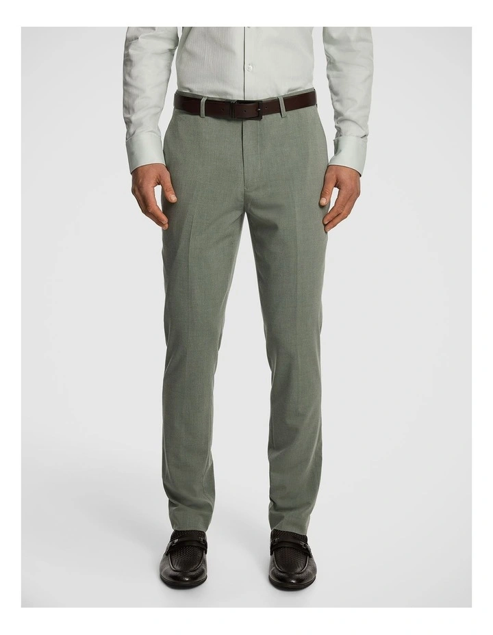 Alfredo Slim Dress Pant in Sage image 1