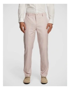Enrico Slim Dress Pant in Pink