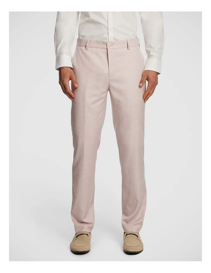 Enrico Slim Dress Pant in Pink image 1