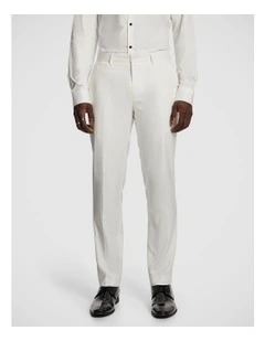 Royale Jacquard Dress Pant in White