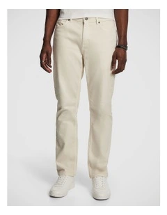 Haylen Straight Jean in Off White