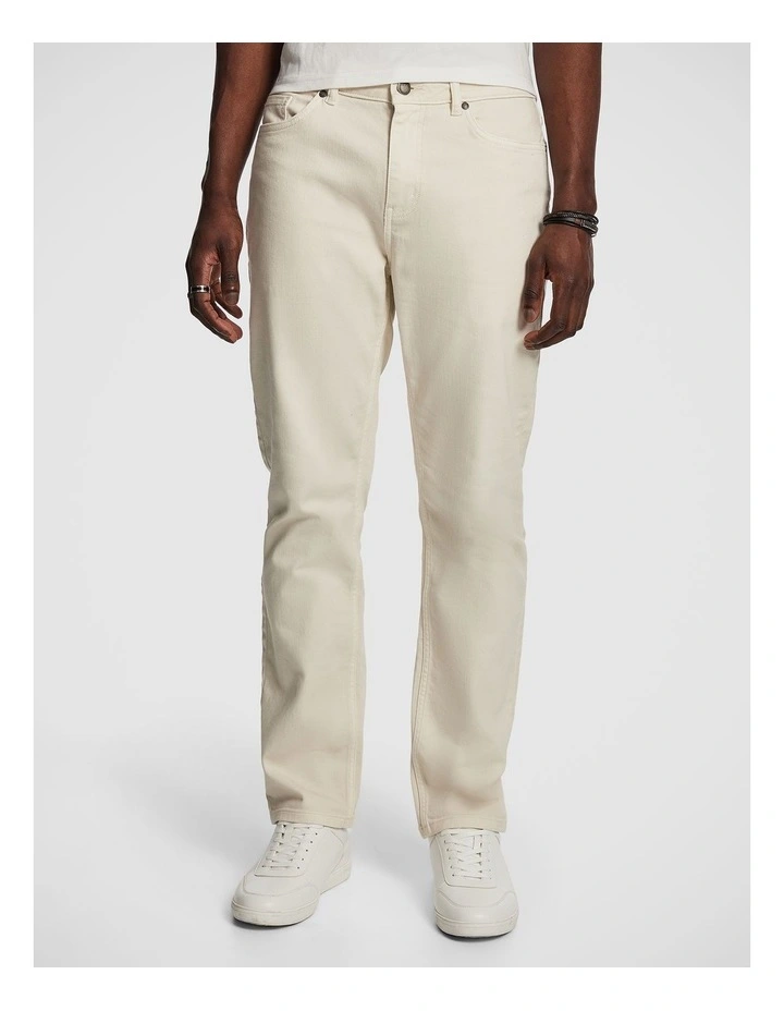 Haylen Straight Jean in Off White image 1