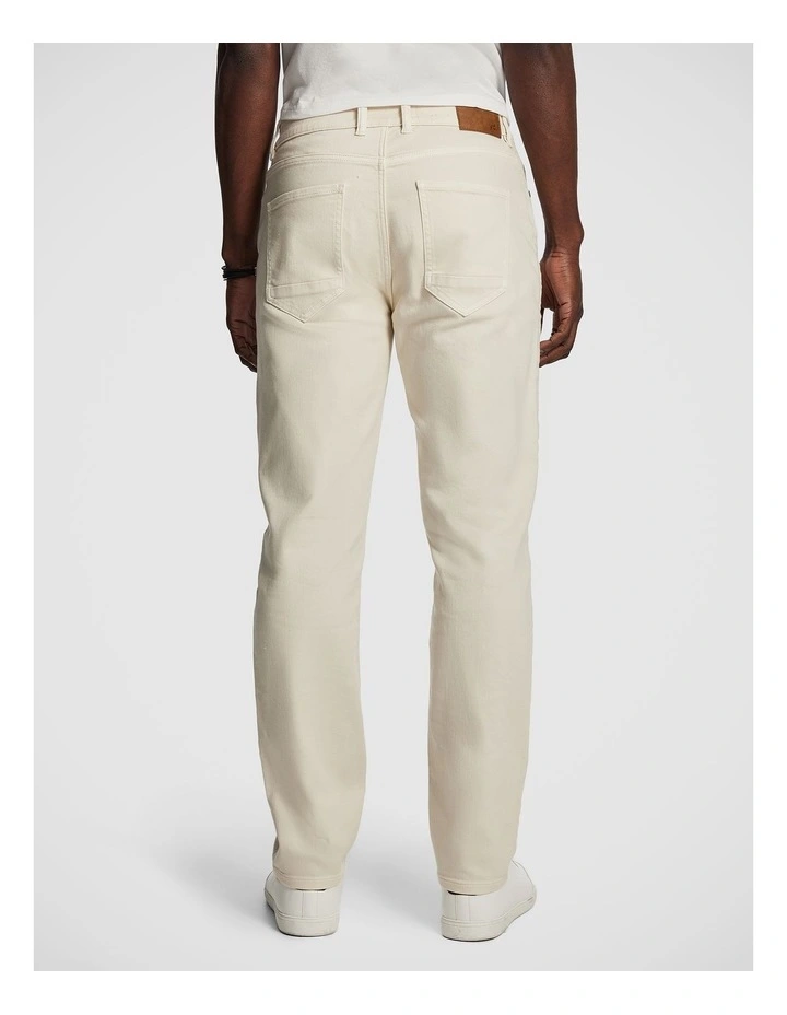 Haylen Straight Jean in Off White image 2