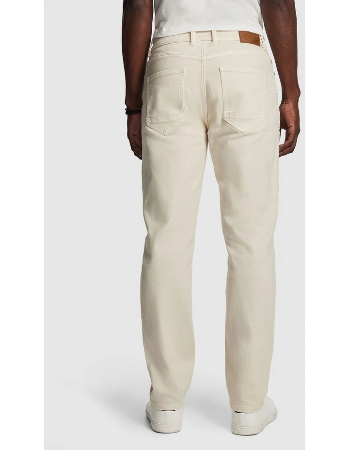 Haylen Straight Jean in Off White image 2