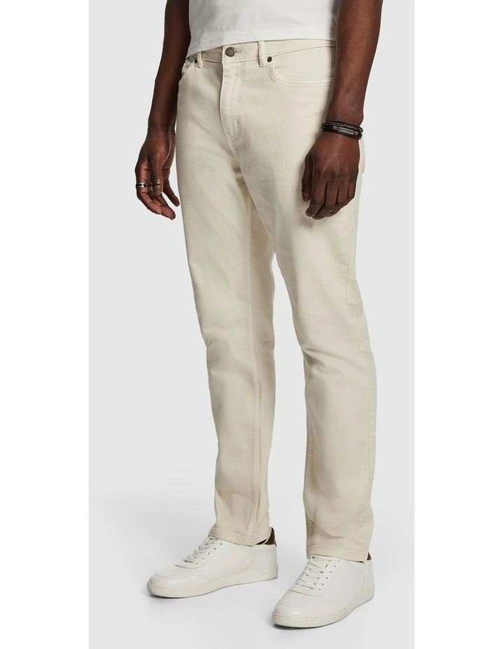 Haylen Straight Jean in Off White image 3