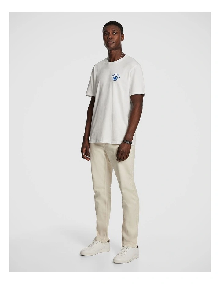 Haylen Straight Jean in Off White image 5