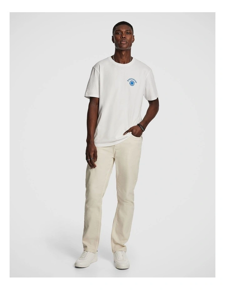 Haylen Straight Jean in Off White image 6