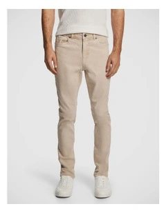 Kai Slim Tapered Jean in Natural