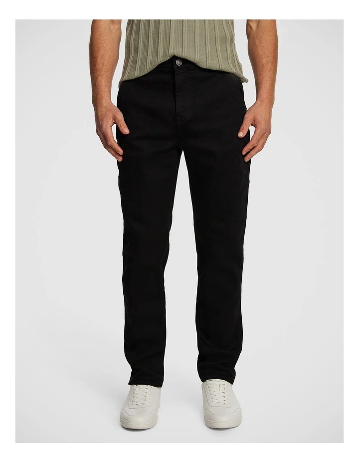Jack Utility Slim Jean in Black image 1