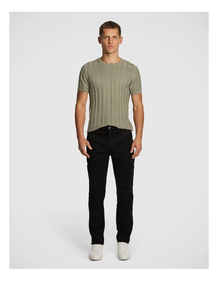 Jack Utility Slim Jean in Black image 5