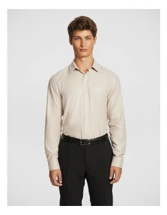 Lexington Slim Dress Shirt in Biscuit