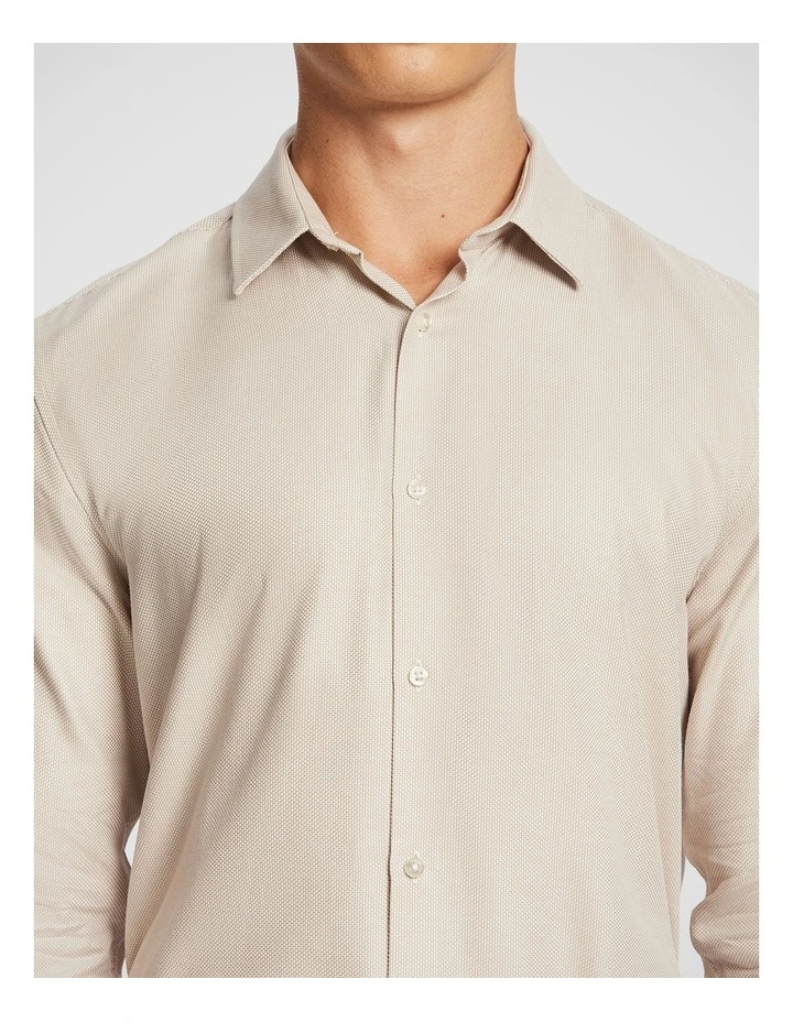 Lexington Slim Dress Shirt in Biscuit image 3