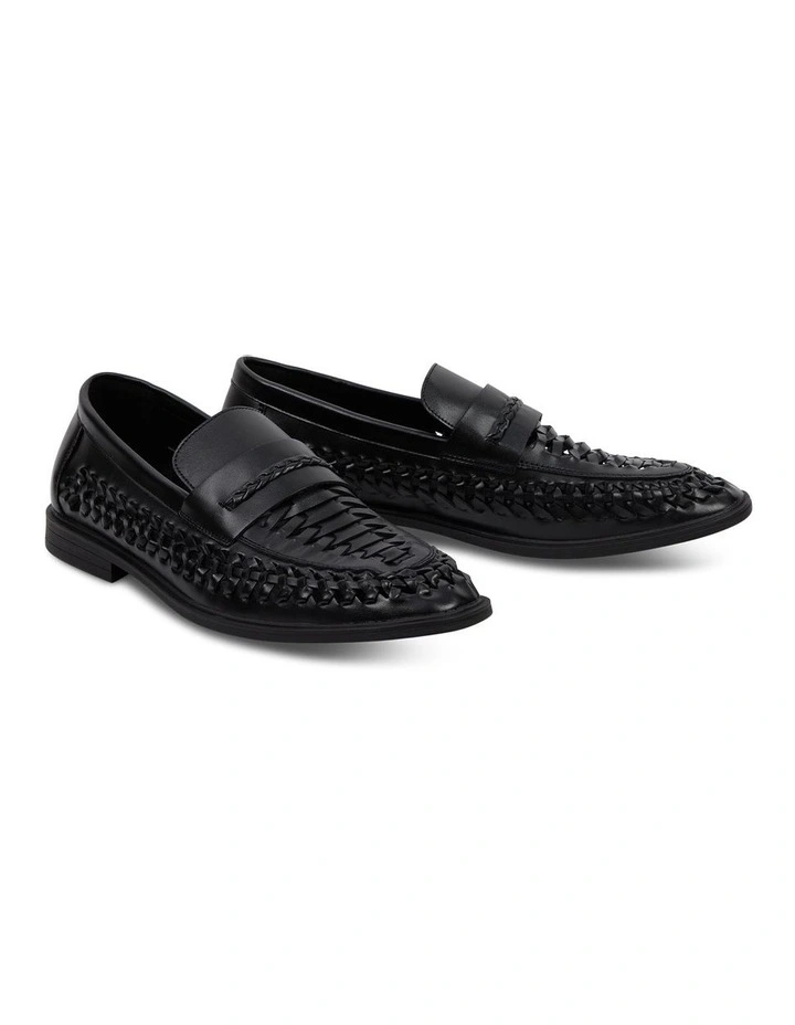 Sammy Lattice Shoe in Black image 3