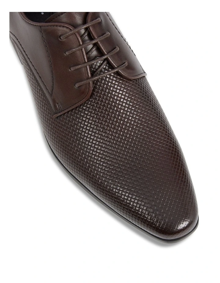 Michel Textured Shoe in Chocolate image 3
