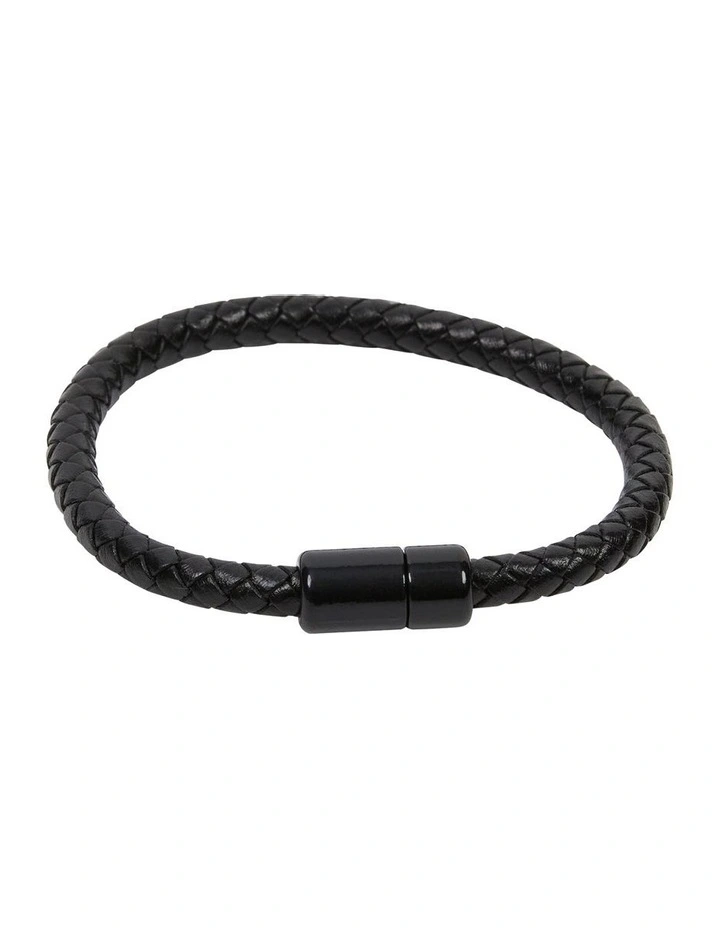 Beaded 3 Pack Bracelet in Black image 4