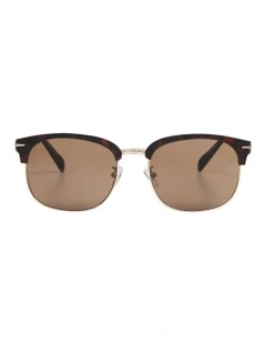 Farringdon Club Sunglasses in Brown