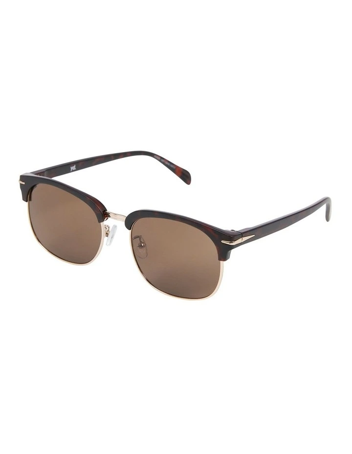 Farringdon Club Sunglasses in Brown image 2