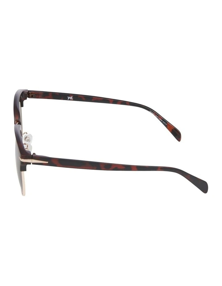 Farringdon Club Sunglasses in Brown image 3