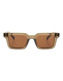 Dalston Wayfarer Sunglasses in Brown