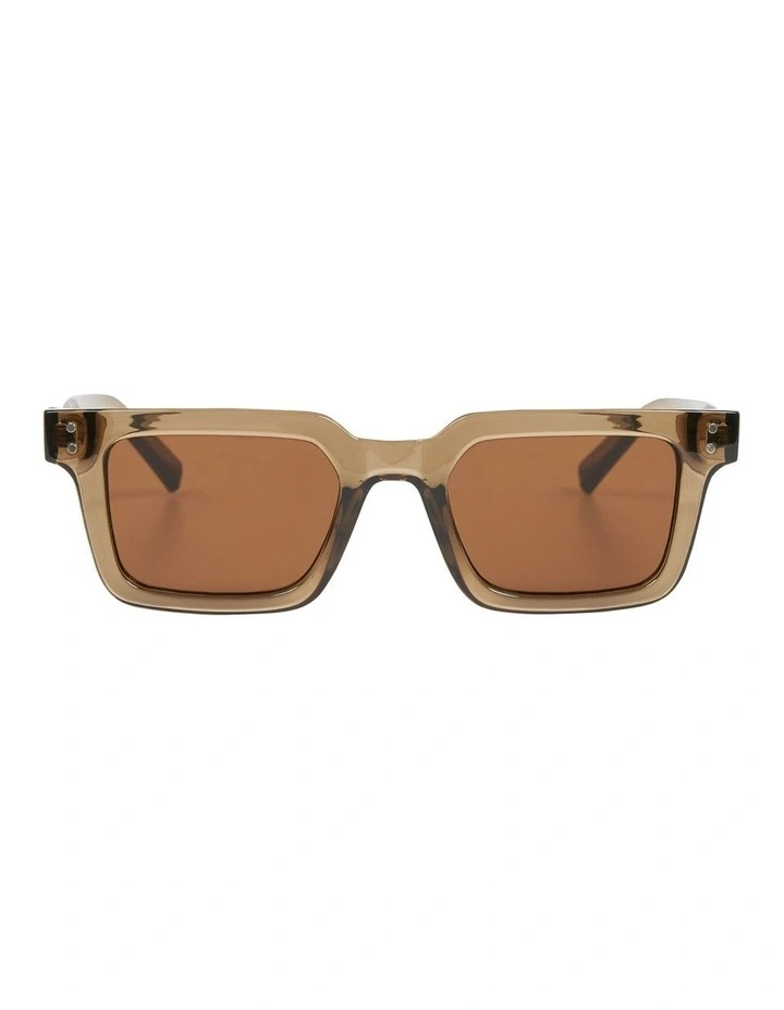 Dalston Wayfarer Sunglasses in Brown image 1