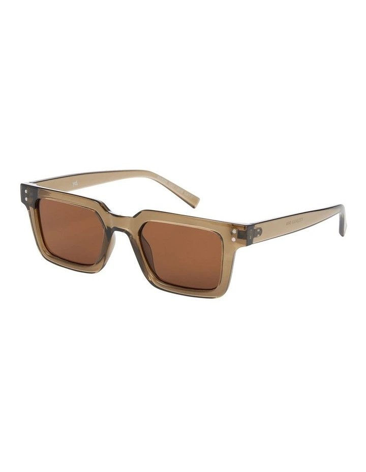 Dalston Wayfarer Sunglasses in Brown image 2
