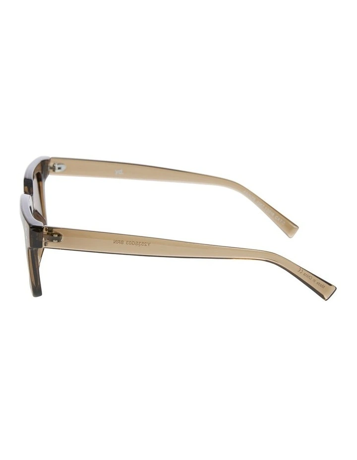 Dalston Wayfarer Sunglasses in Brown image 3