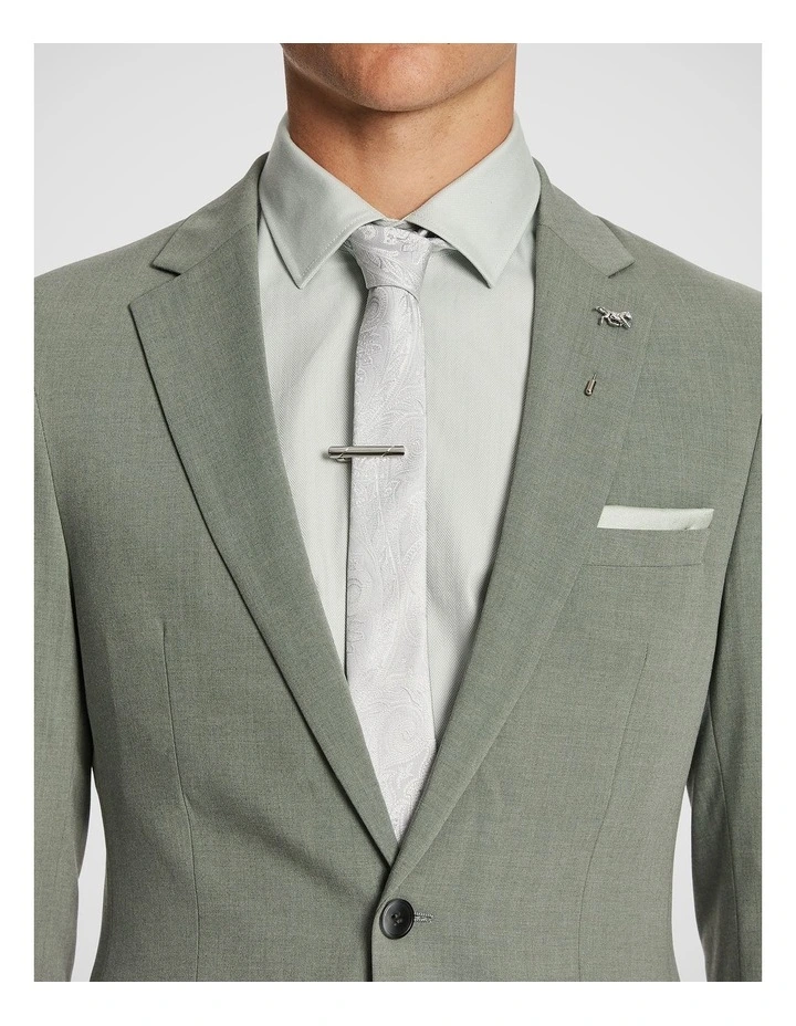 Alfredo Slim Suit Jacket in Sage image 3