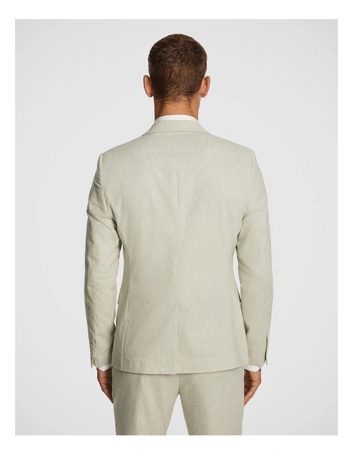 Sorrento Slim Suit Jacket in Green image 2