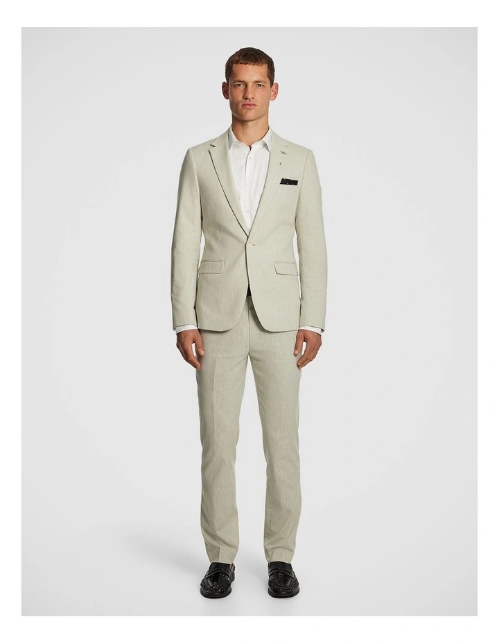 Sorrento Slim Suit Jacket in Green image 6