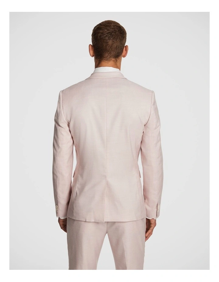 Enrico Slim Suit Jacket in Pink image 2
