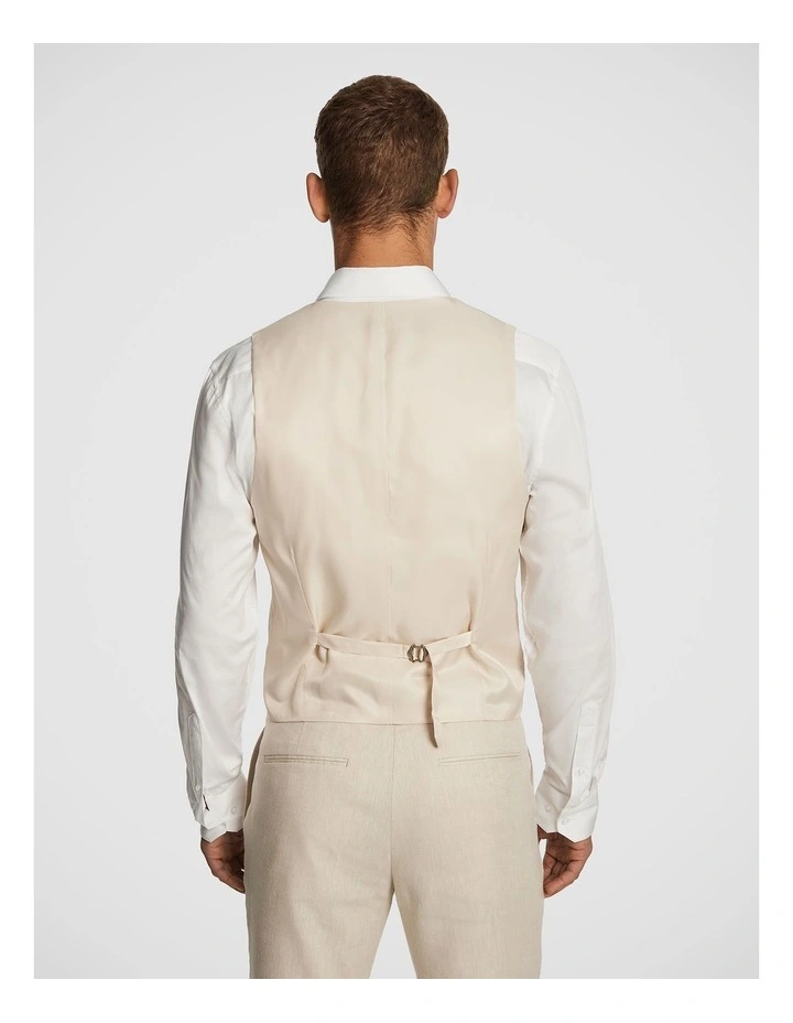 Carter Waistcoat in Sand image 2