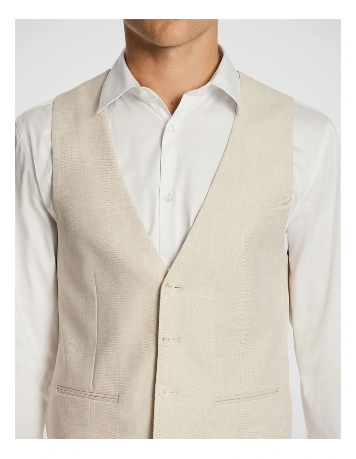 Carter Waistcoat in Sand image 3