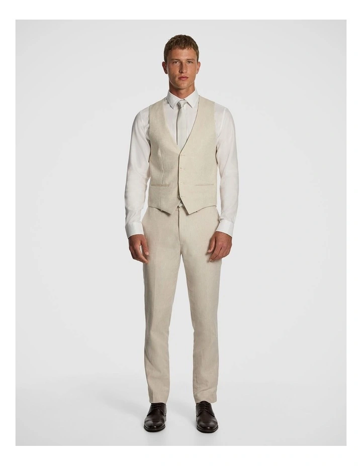 Carter Waistcoat in Sand image 5
