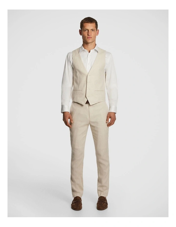 Carter Waistcoat in Sand image 5