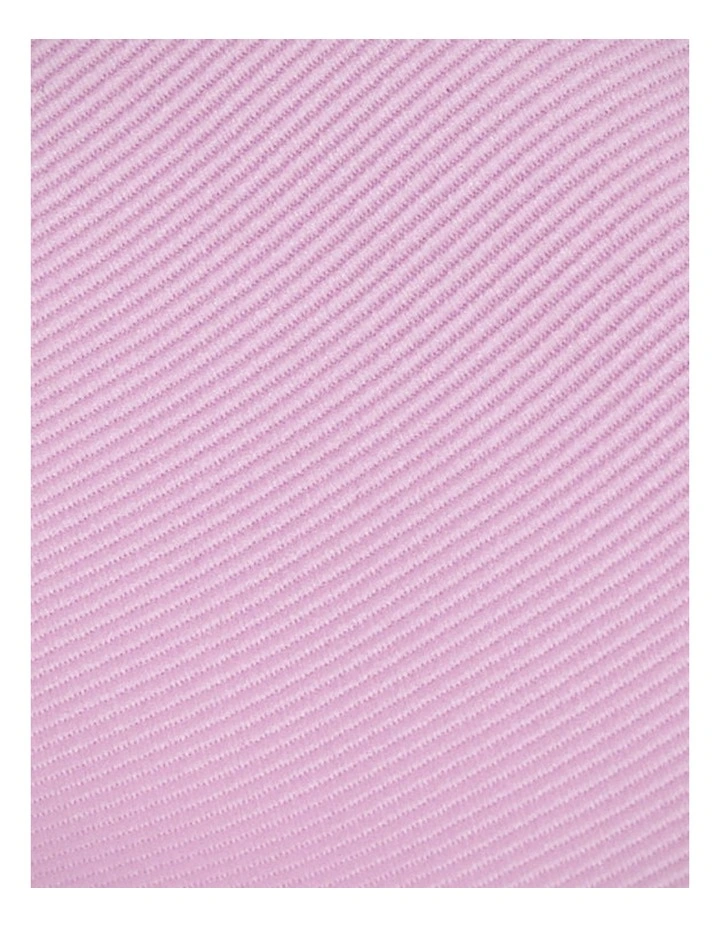 Self Stripe 6.5 Cm Tie in Lolly Pink image 2