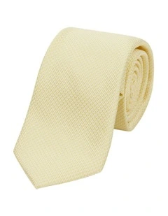 Patras Textured 6.5 Cm Width Tie in Yellow