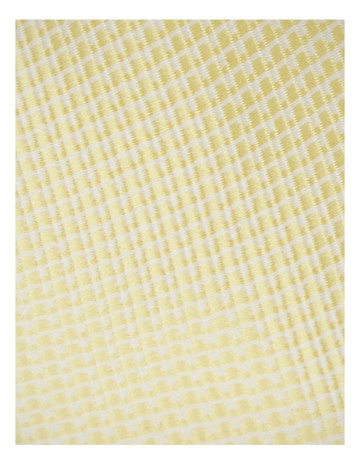 Patras Textured 6.5 Cm Width Tie in Yellow image 2