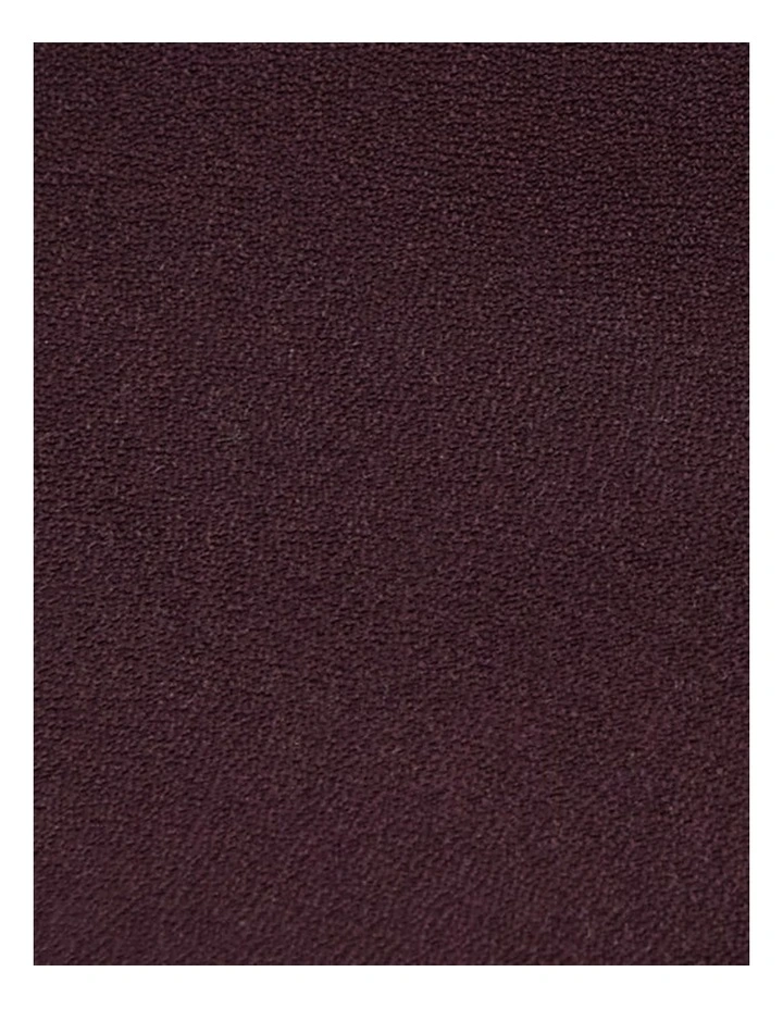 Premium Silk Width Tie 6.5cm in Burgundy image 2